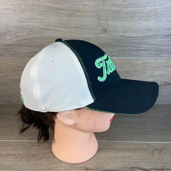 Titleist A-Flex Hat Green Black White EUC St Patrick’s Day Size Small - Picture 3 of 8